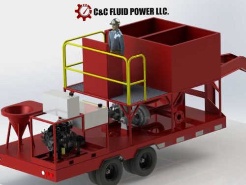 C and C Fluid Power 30 barrel small blend plant