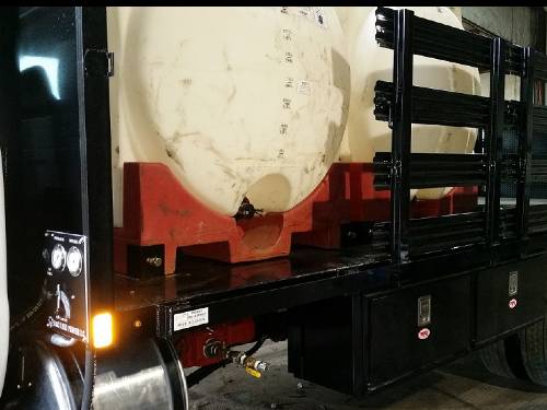 C and C Fluid Power Chemical Delivery Truck