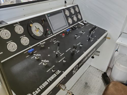 C & C Fluid Power - capillary unit control panel