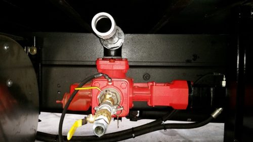 chemical delivery truck fluid pump