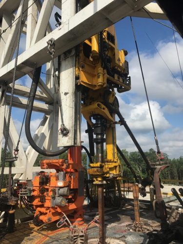 drilling rig service call
