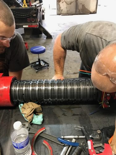 multiport hydraulic swivel rebuild